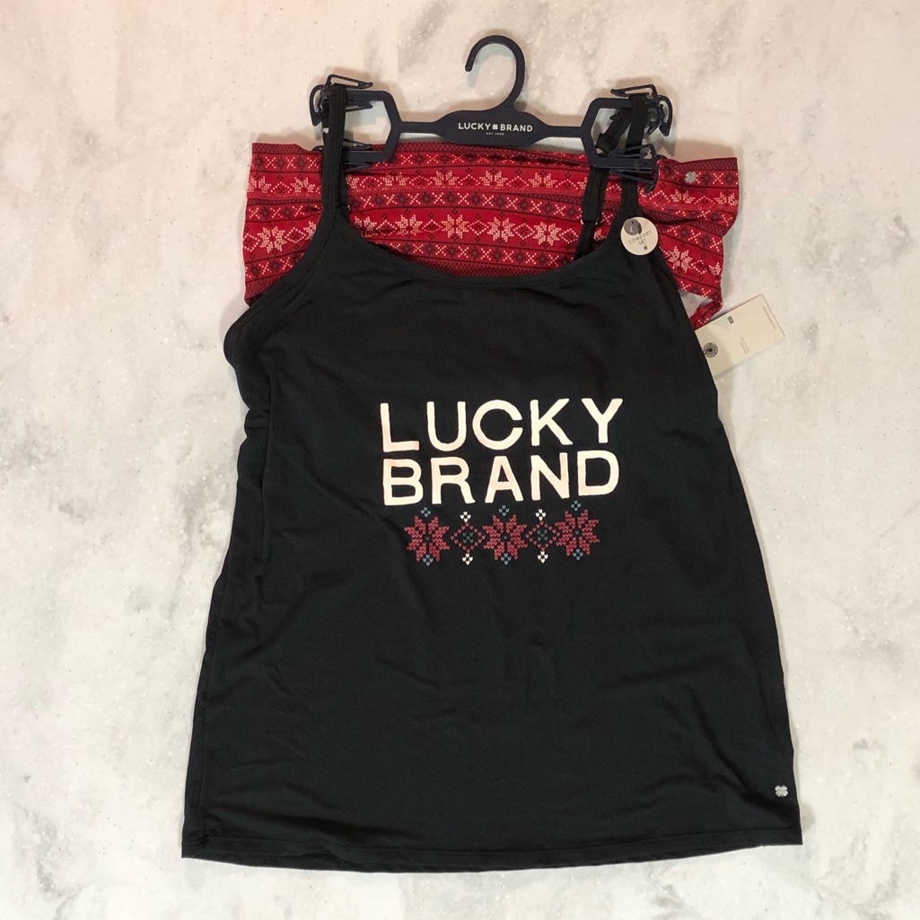 Nwt Lucky Brand Comfort Fair Isle Sleep Lounge Set